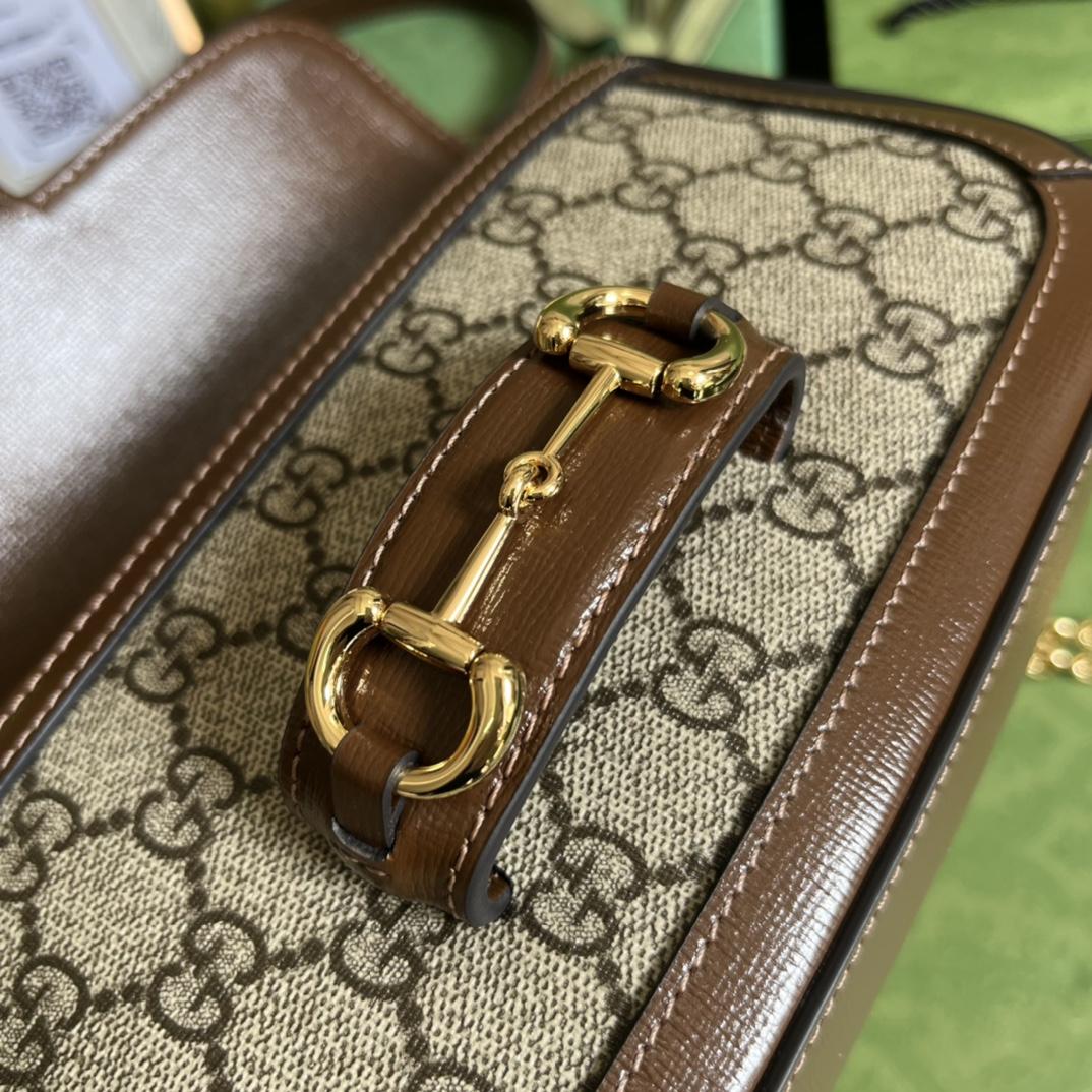 Gucci Horsebit 1955 Shoulder Bag(24-13-5cm)   - DopestKickz