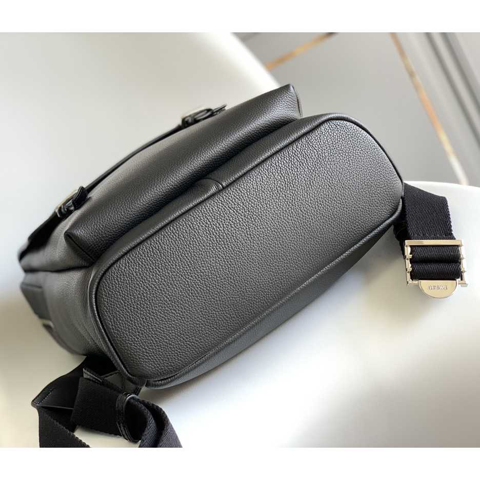 Loewe Military Backpack In Soft Grained Calfskin - DopestKickz