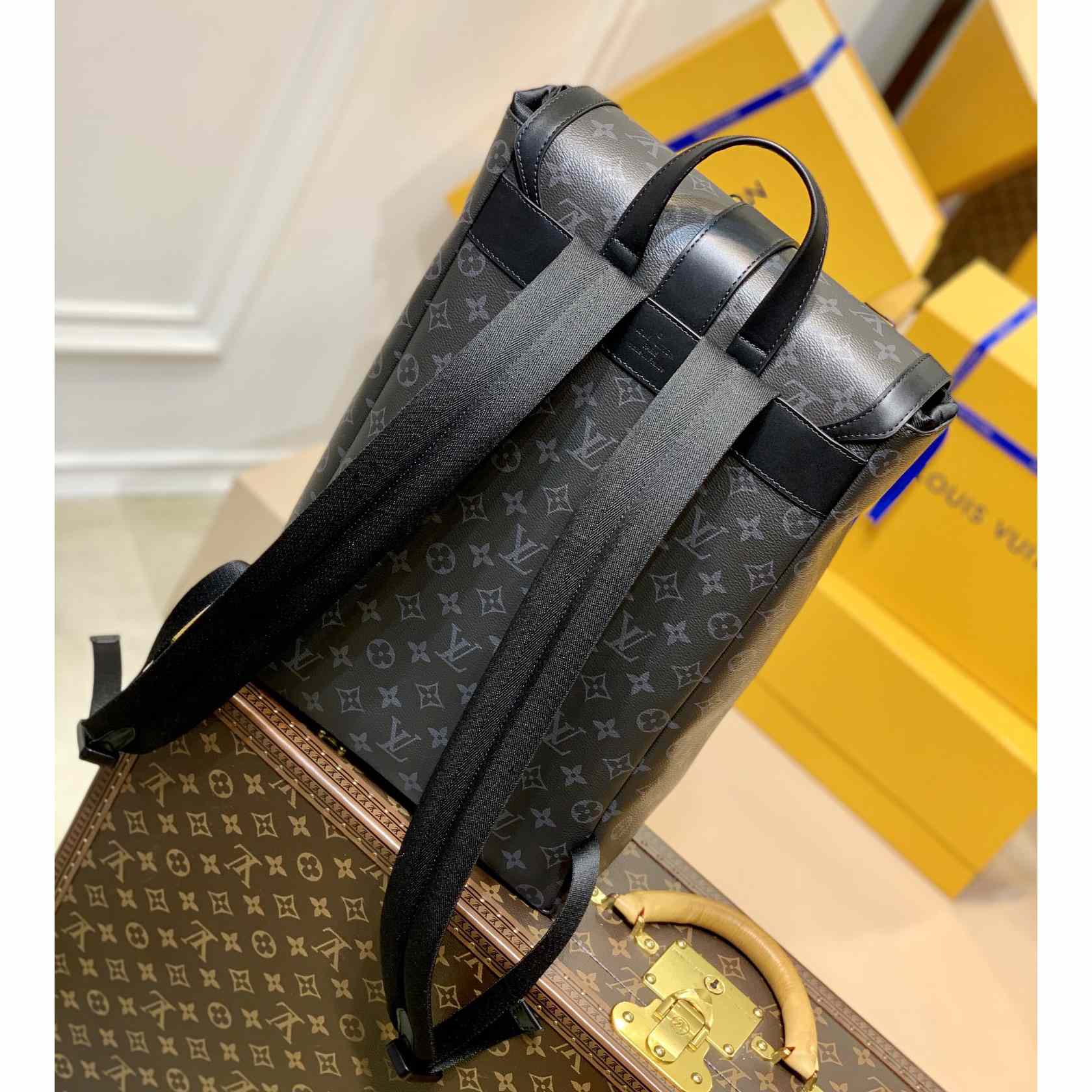 Louis Vuitton  Saumur Backpack(27-42-13cm)  M45913 - DopestKickz