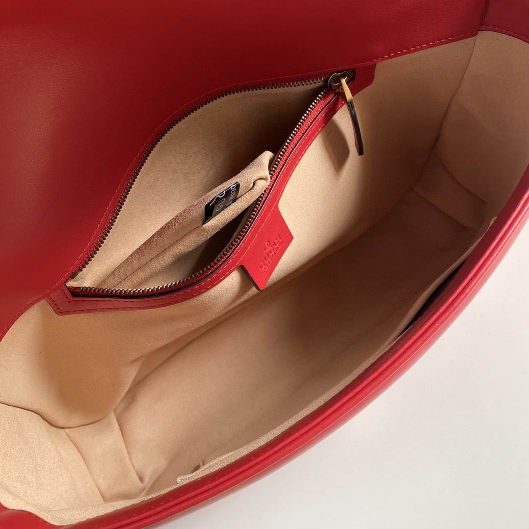 Gucci GG Marmont Medium Matelassé Shoulder Bag(31-19-7CM)     443496 - DopestKickz