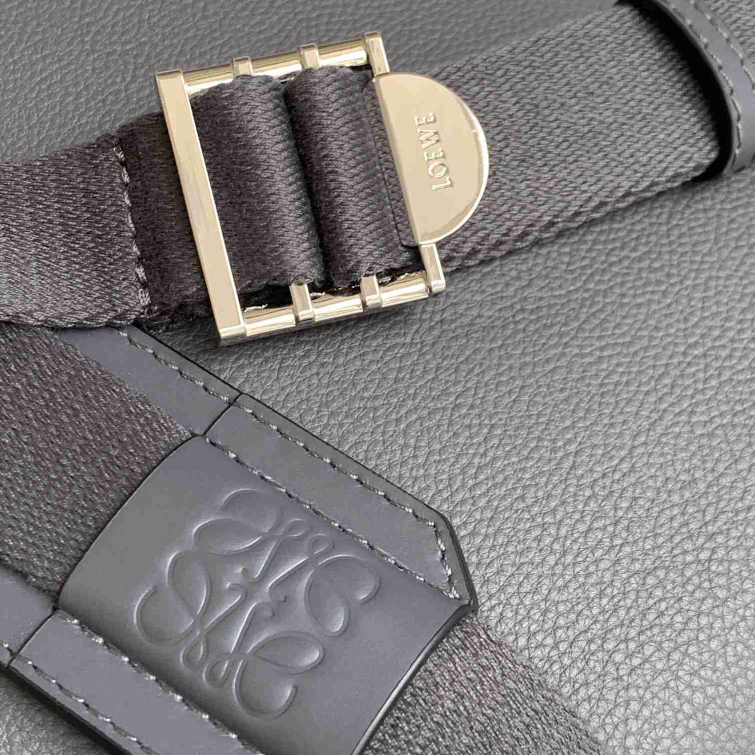 Loewe Military Backpack In Soft Grained Calfskin - DopestKickz