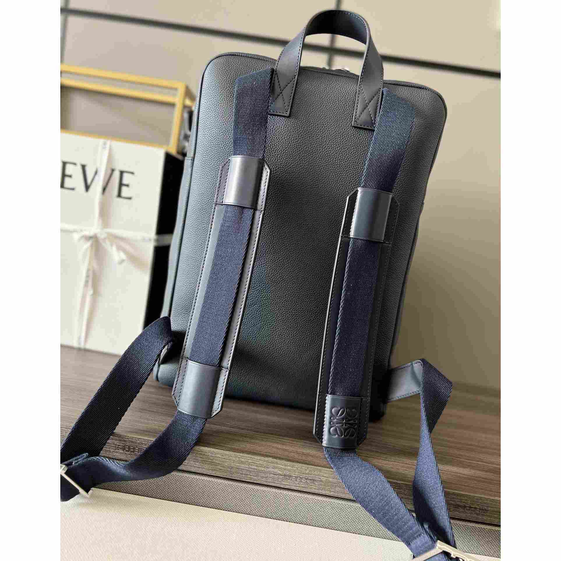 Loewe Military Backpack In Soft Grained Calfskin - DopestKickz