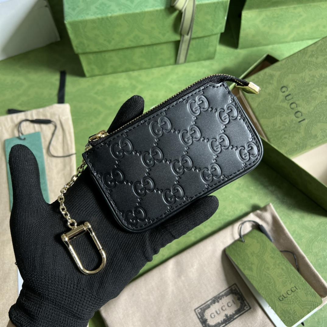 Gucci Signature Key Case(12-7.5-1.5cm) - DopestKickz