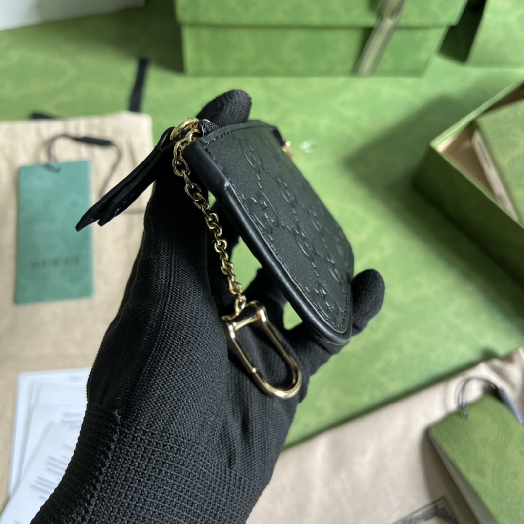 Gucci Signature Key Case(12-7.5-1.5cm) - DopestKickz