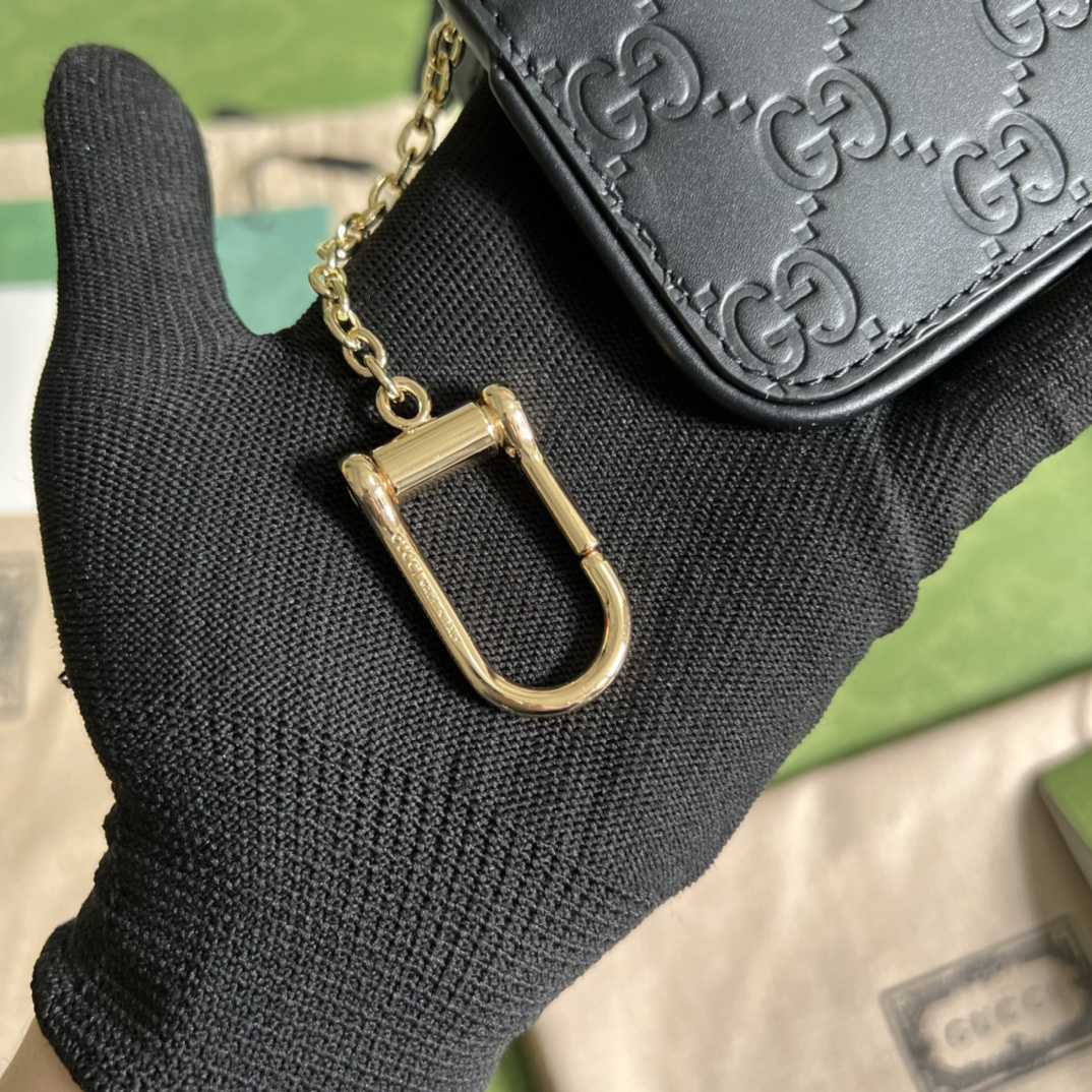 Gucci Signature Key Case(12-7.5-1.5cm) - DopestKickz