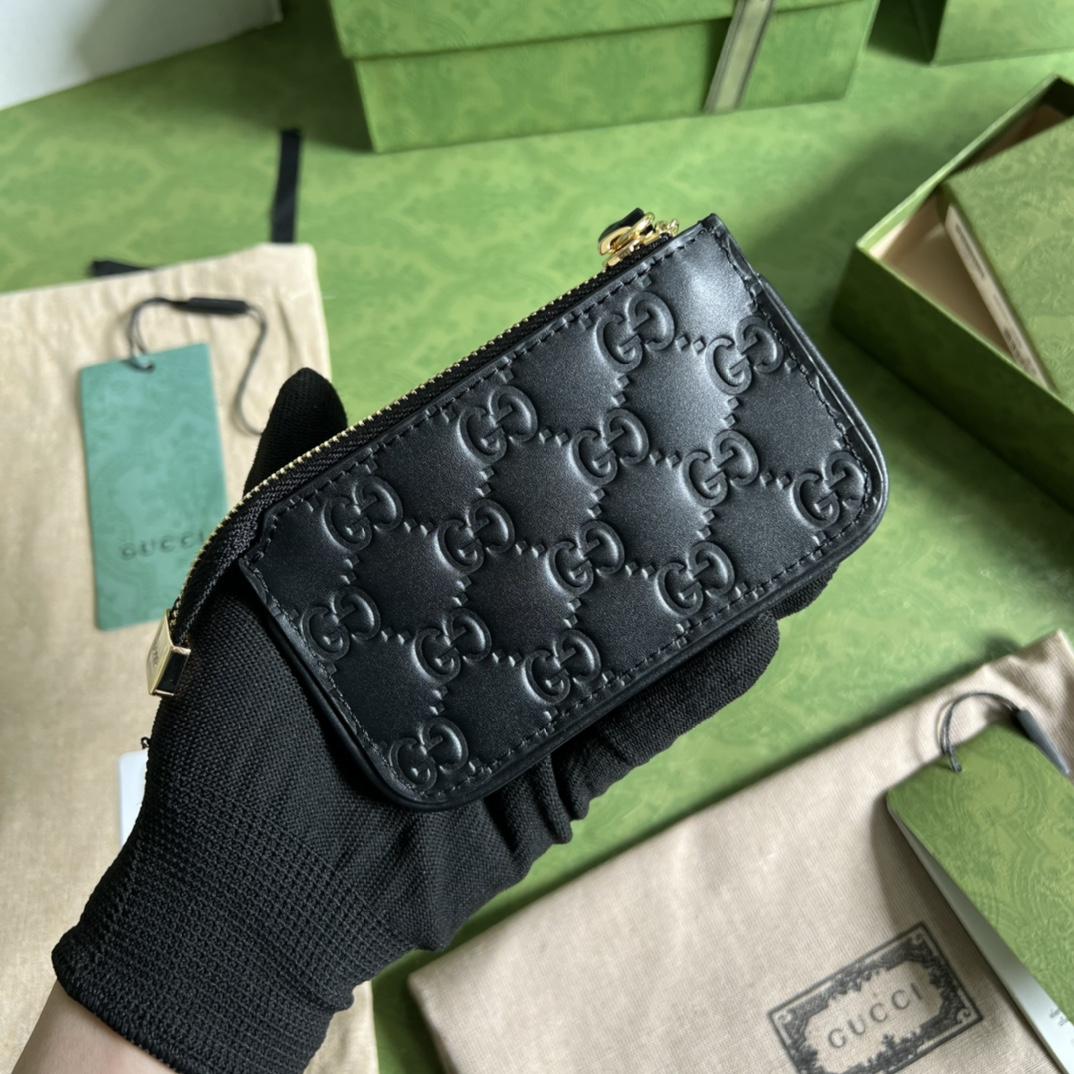 Gucci Signature Key Case(12-7.5-1.5cm) - DopestKickz
