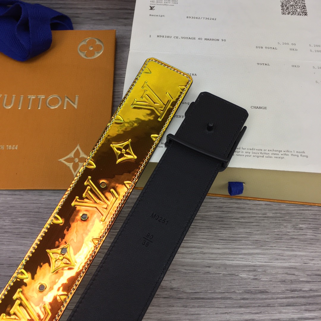 Louis Vuitton 40MM Reversible Belt - DopestKickz