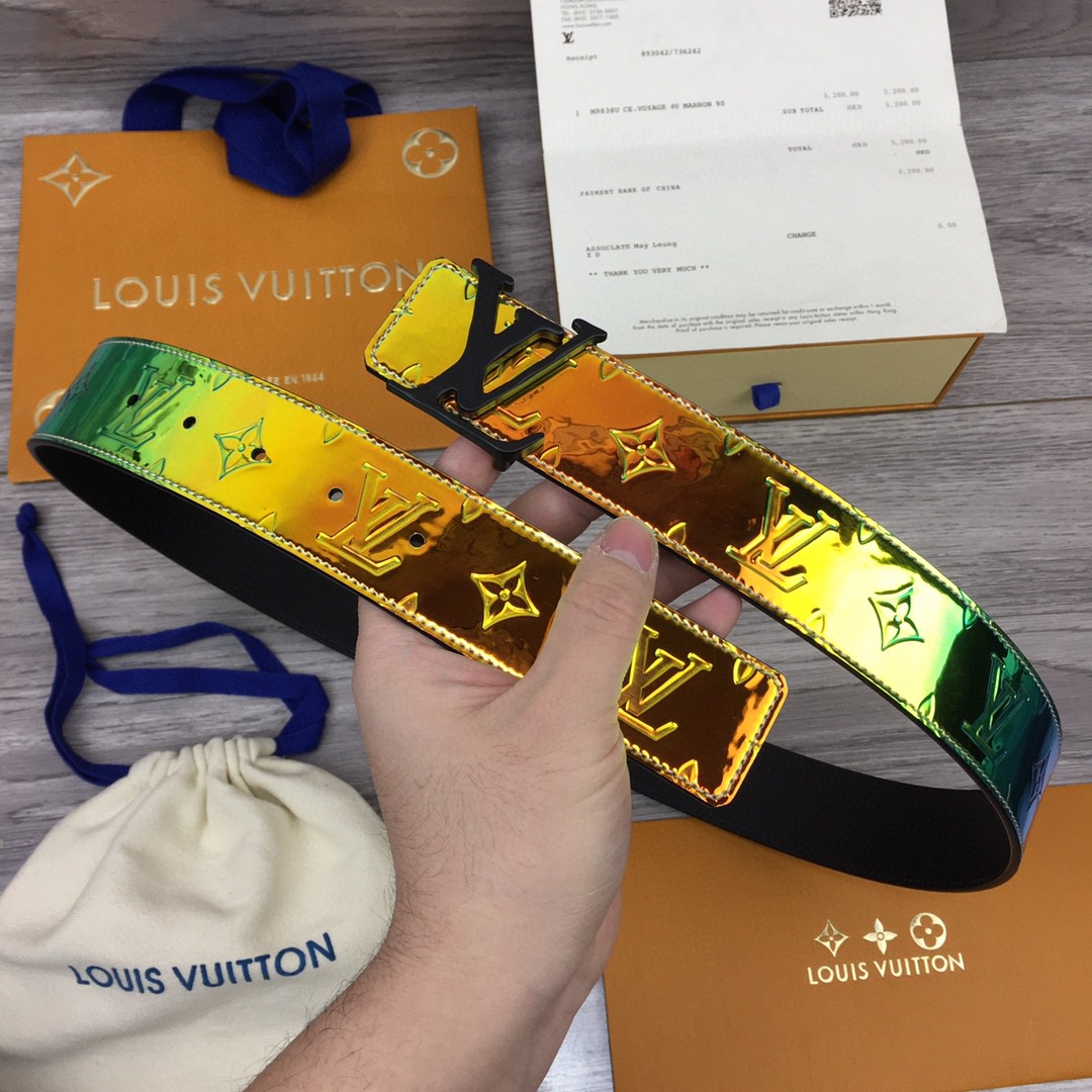 Louis Vuitton 40MM Reversible Belt - DopestKickz