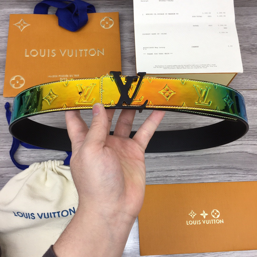 Louis Vuitton 40MM Reversible Belt - DopestKickz
