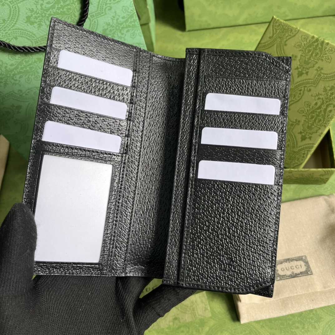 Gucci GG Marmont leather long ID wallet - DopestKickz