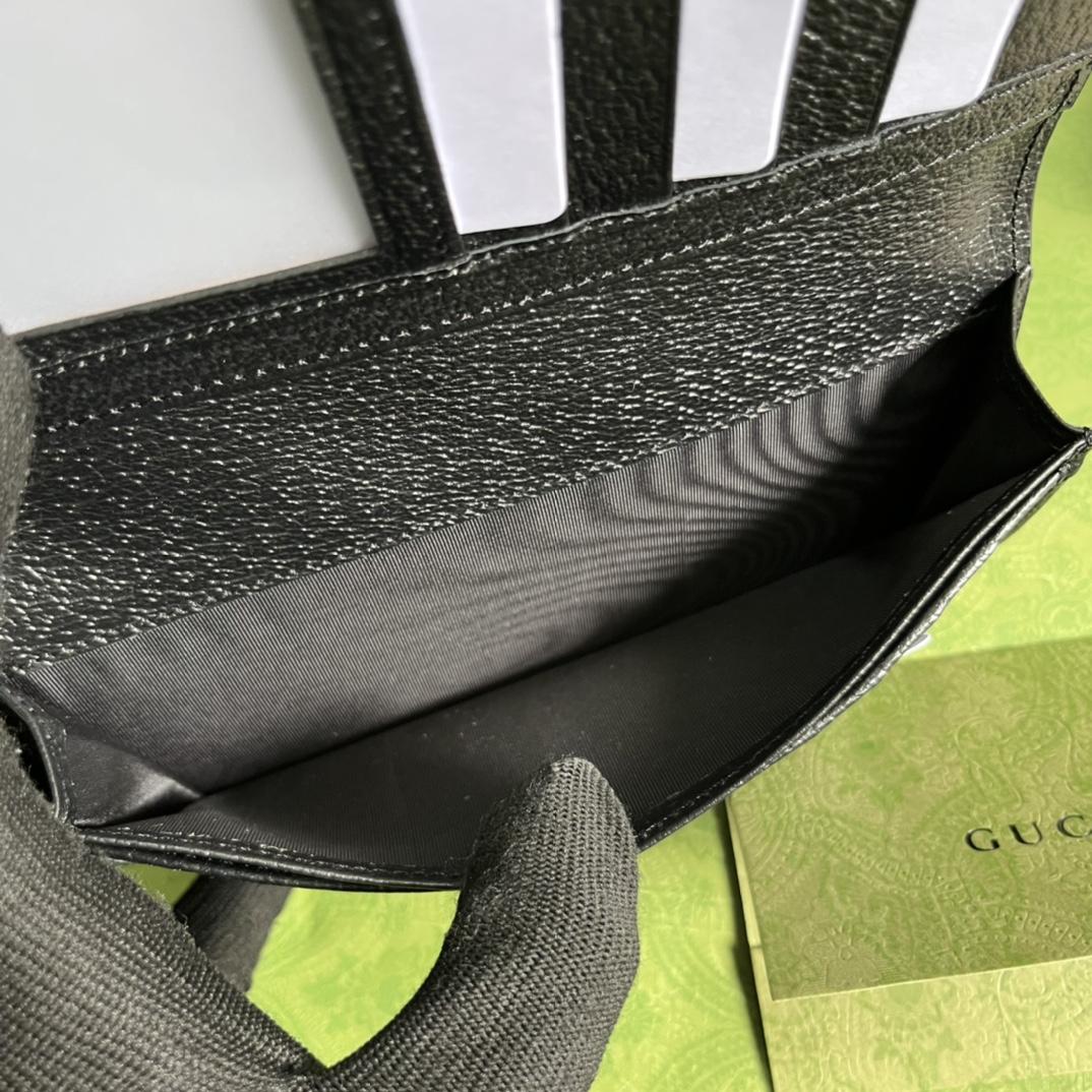 Gucci GG Marmont leather long ID wallet - DopestKickz