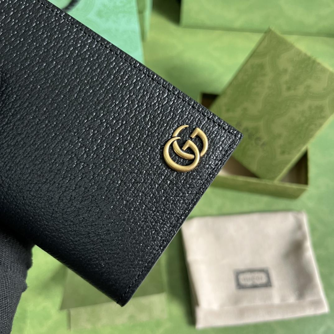 Gucci GG Marmont leather long ID wallet - DopestKickz