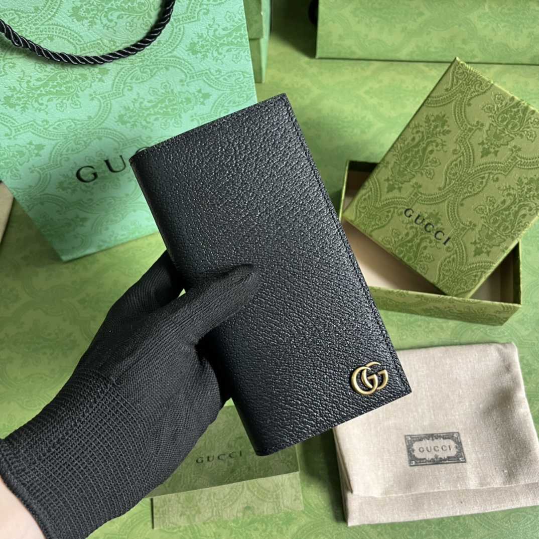 Gucci GG Marmont leather long ID wallet - DopestKickz