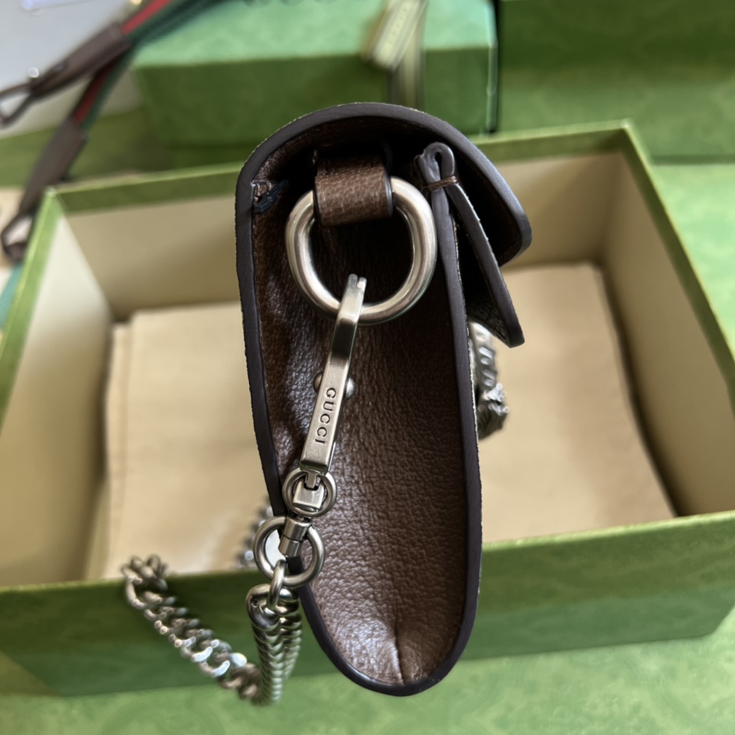 Gucci Dionysus Small Shoulder Bag(25-14-4cm)   - DopestKickz