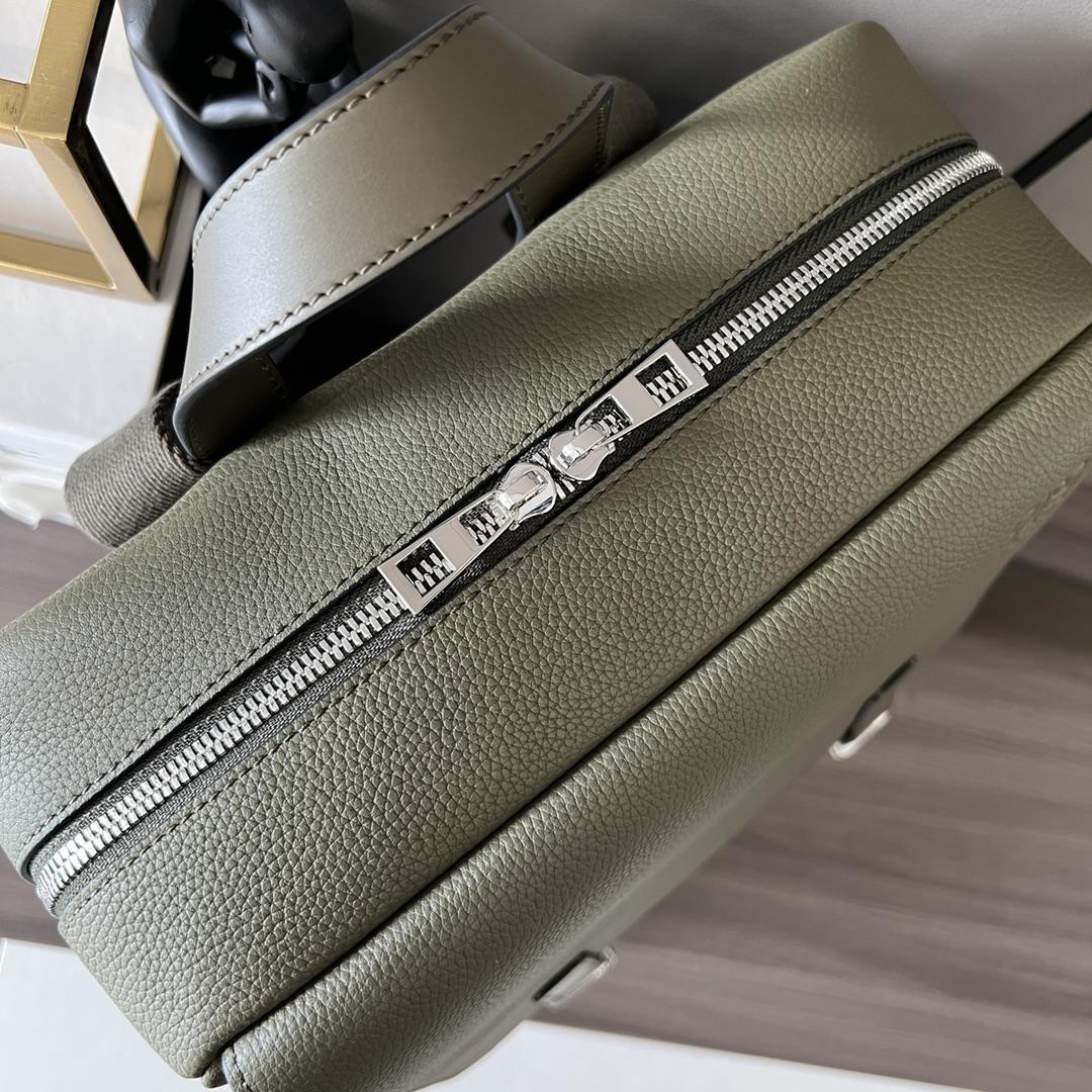 Loewe Military Backpack In Soft Grained Calfskin - DopestKickz