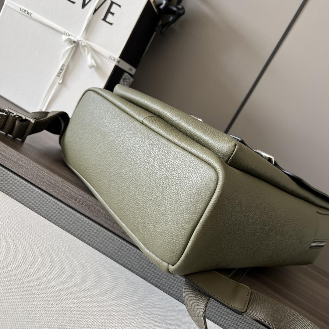 Loewe Military Backpack In Soft Grained Calfskin - DopestKickz