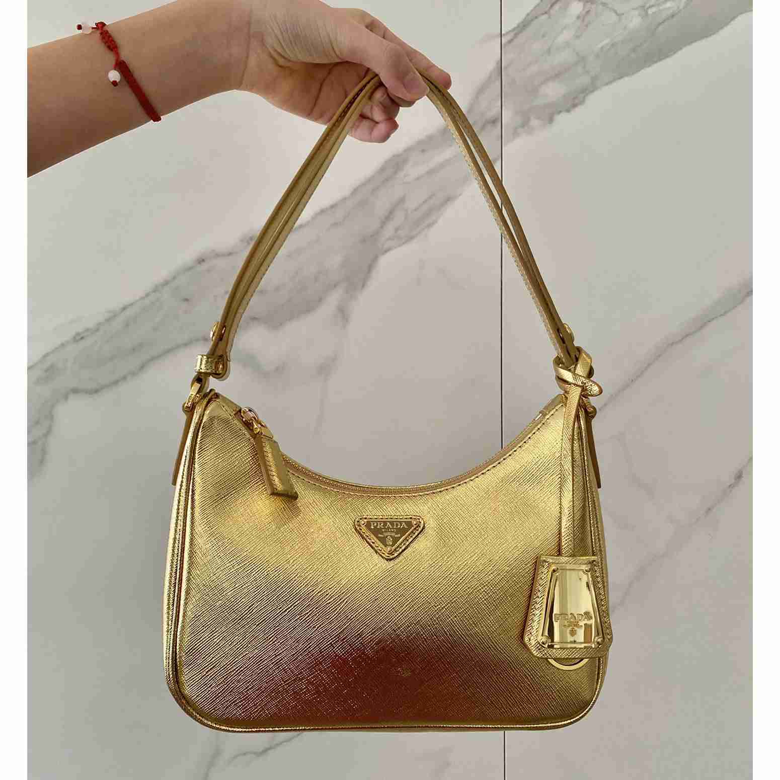 Prada Saffiano Leather Mini Bag(23-17-6.5cm) - DopestKickz