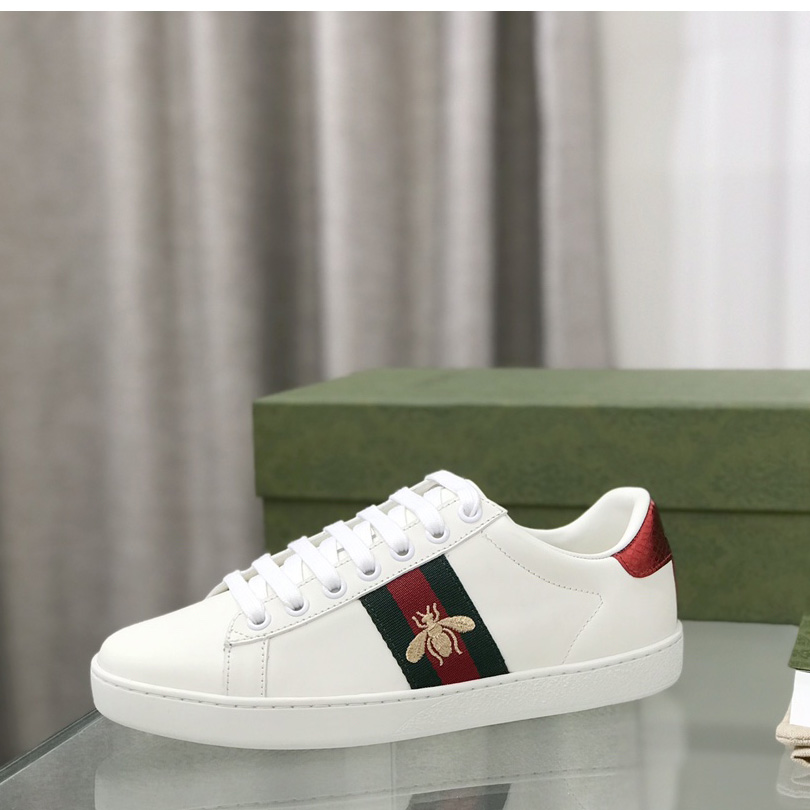 Gucci Ace Sneaker With Bee - DopestKickz
