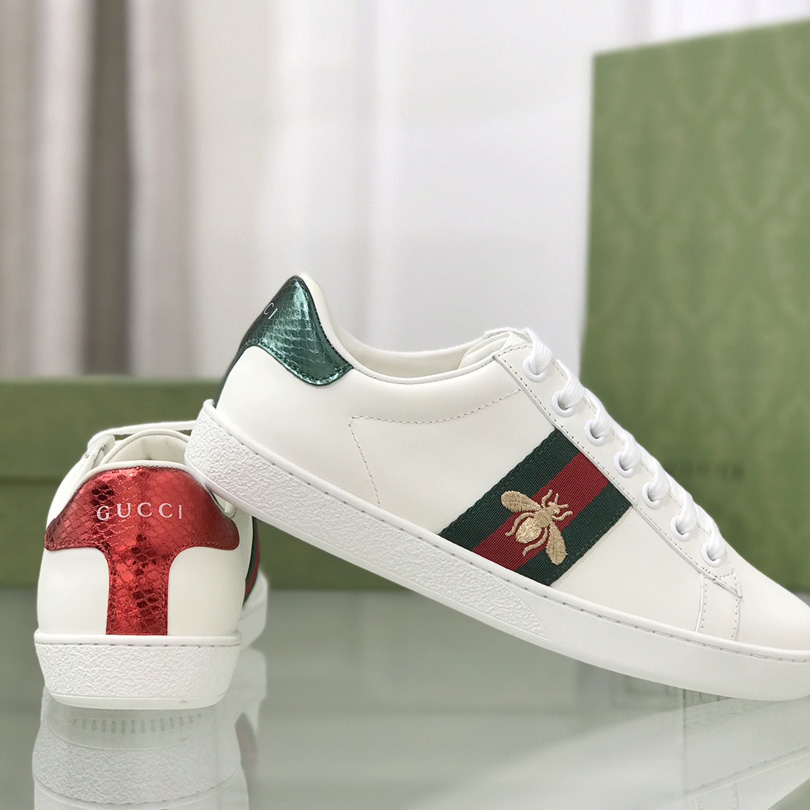 Gucci Ace Sneaker With Bee - DopestKickz
