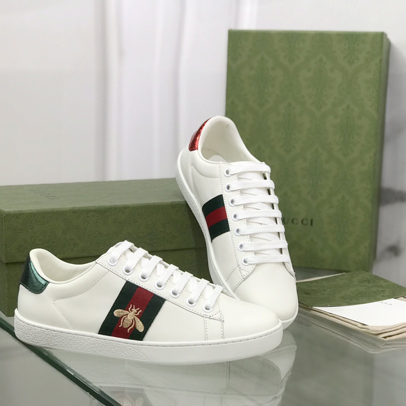 Gucci Ace Sneaker With Bee - DopestKickz