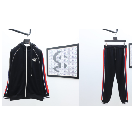 Gucci Zip Jacket & Jogging Pants - DopestKickz