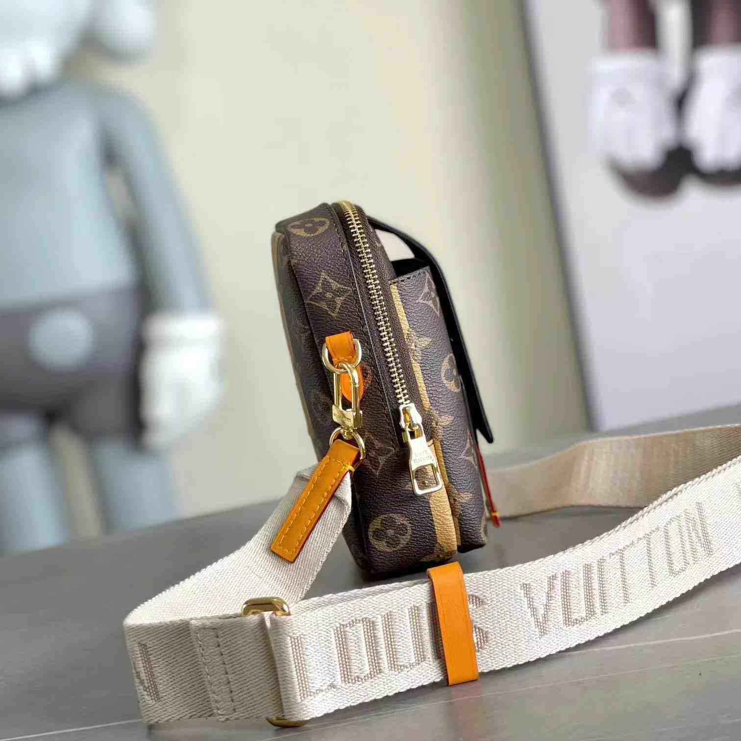 Louis Vuitton Flap Double Phone Pouch   (11-18-8cm)  M81005 - DopestKickz