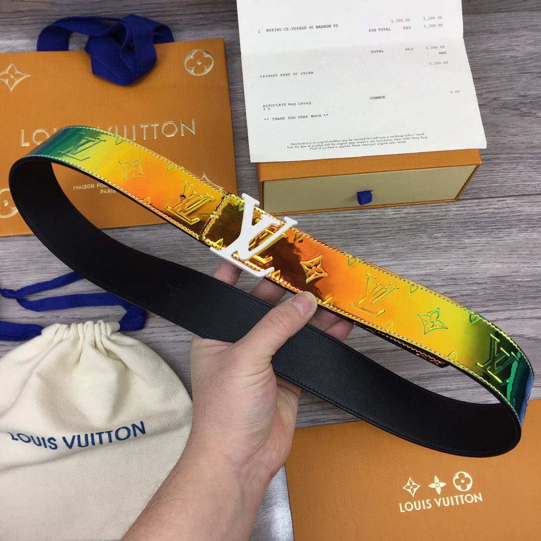 Louis Vuitton 40MM Reversible Belt - DopestKickz