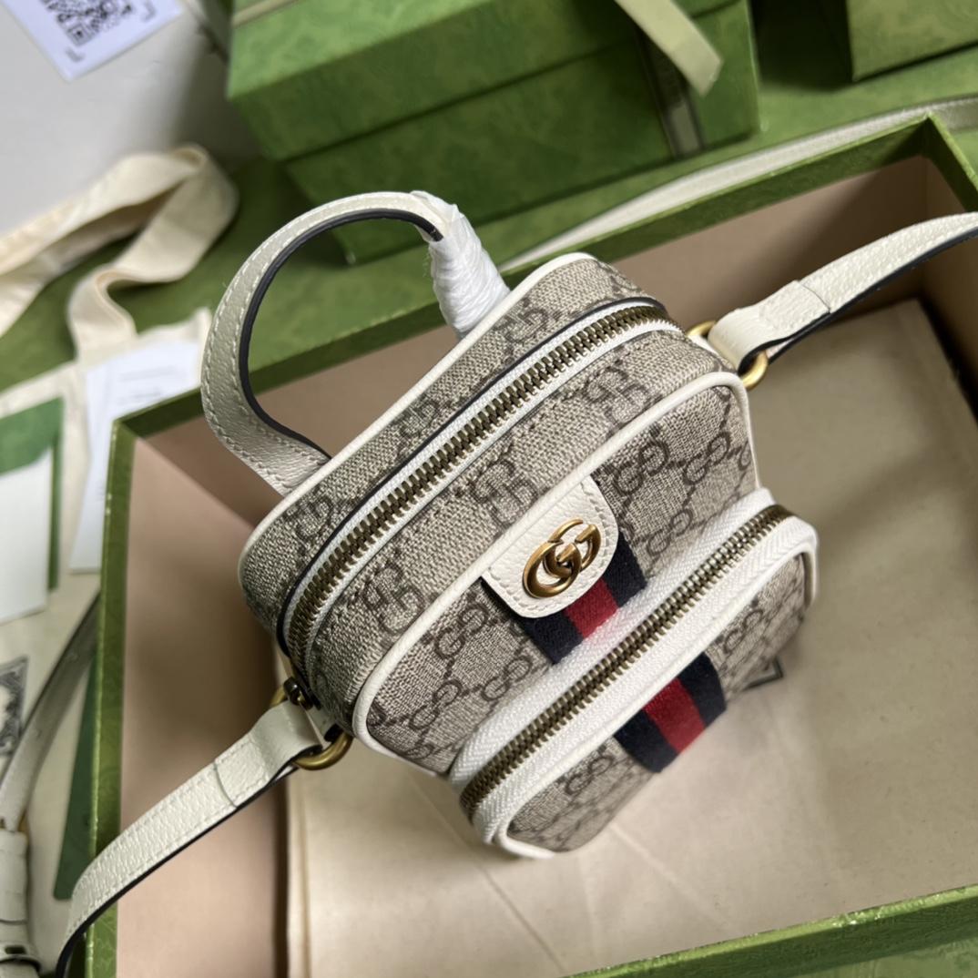 Gucci Ophidia GG Mini Bag(12-16-7cm)   - DopestKickz