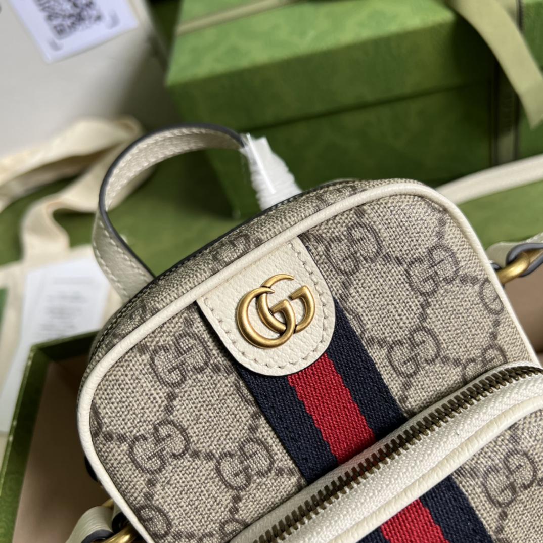 Gucci Ophidia GG Mini Bag(12-16-7cm)   - DopestKickz