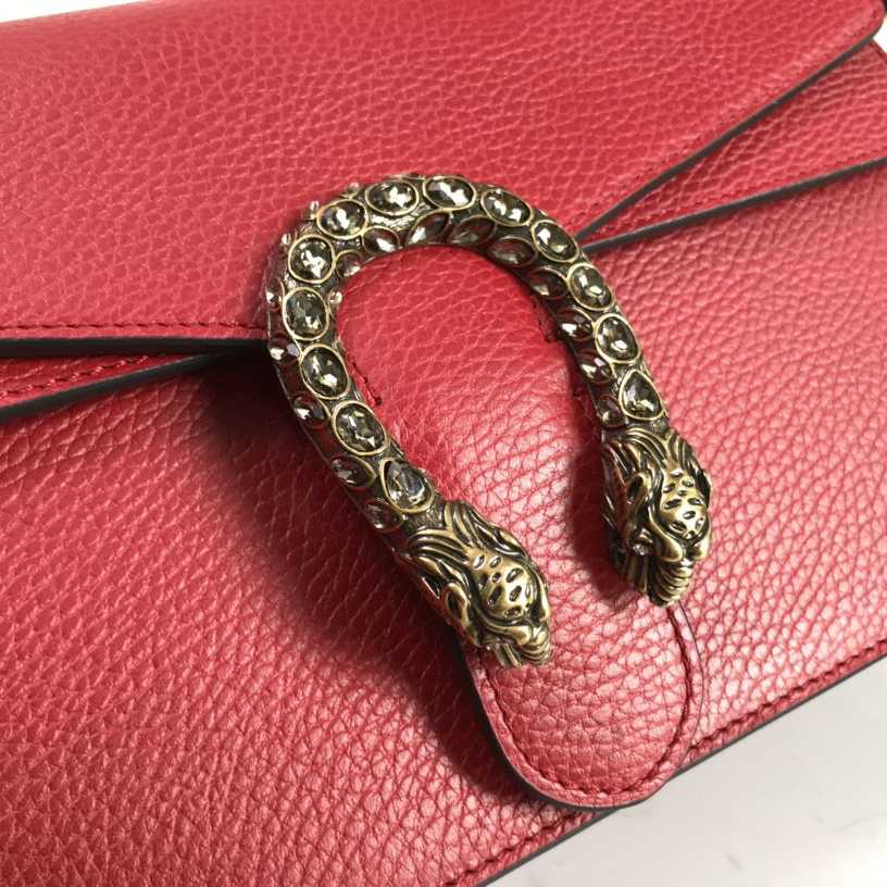 Gucci Dionysus Leather Shoulder Bag(28-18-9cm)   - DopestKickz