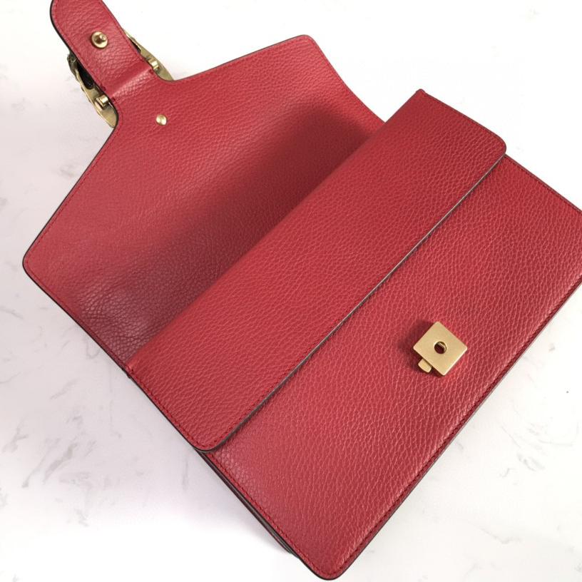 Gucci Dionysus Leather Shoulder Bag(28-18-9cm)   - DopestKickz