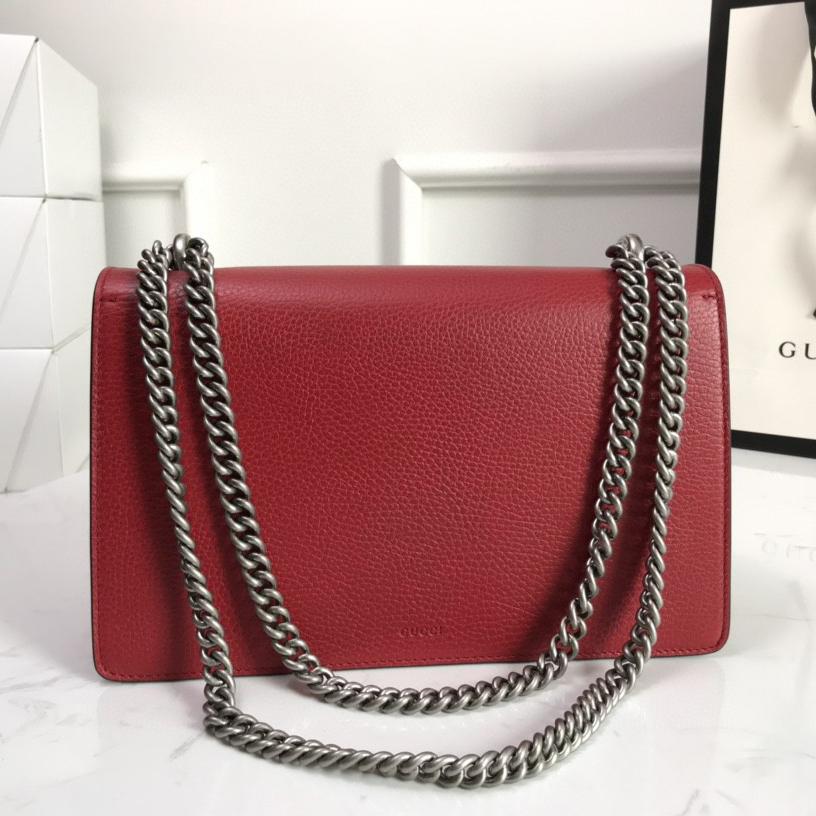Gucci Dionysus Leather Shoulder Bag(28-18-9cm)   - DopestKickz