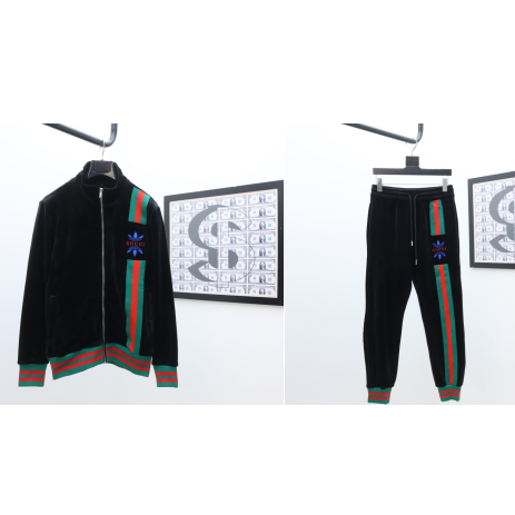 Gucci Zip Jacket & Jogging Pants - DopestKickz