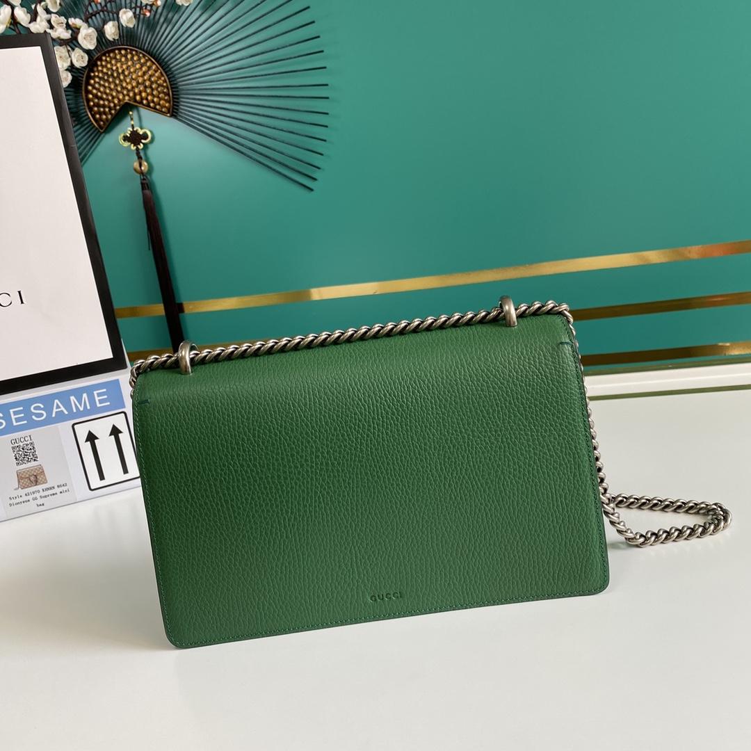 Gucci Dionysus leather shoulder bag(28-17-9cm)   - DopestKickz