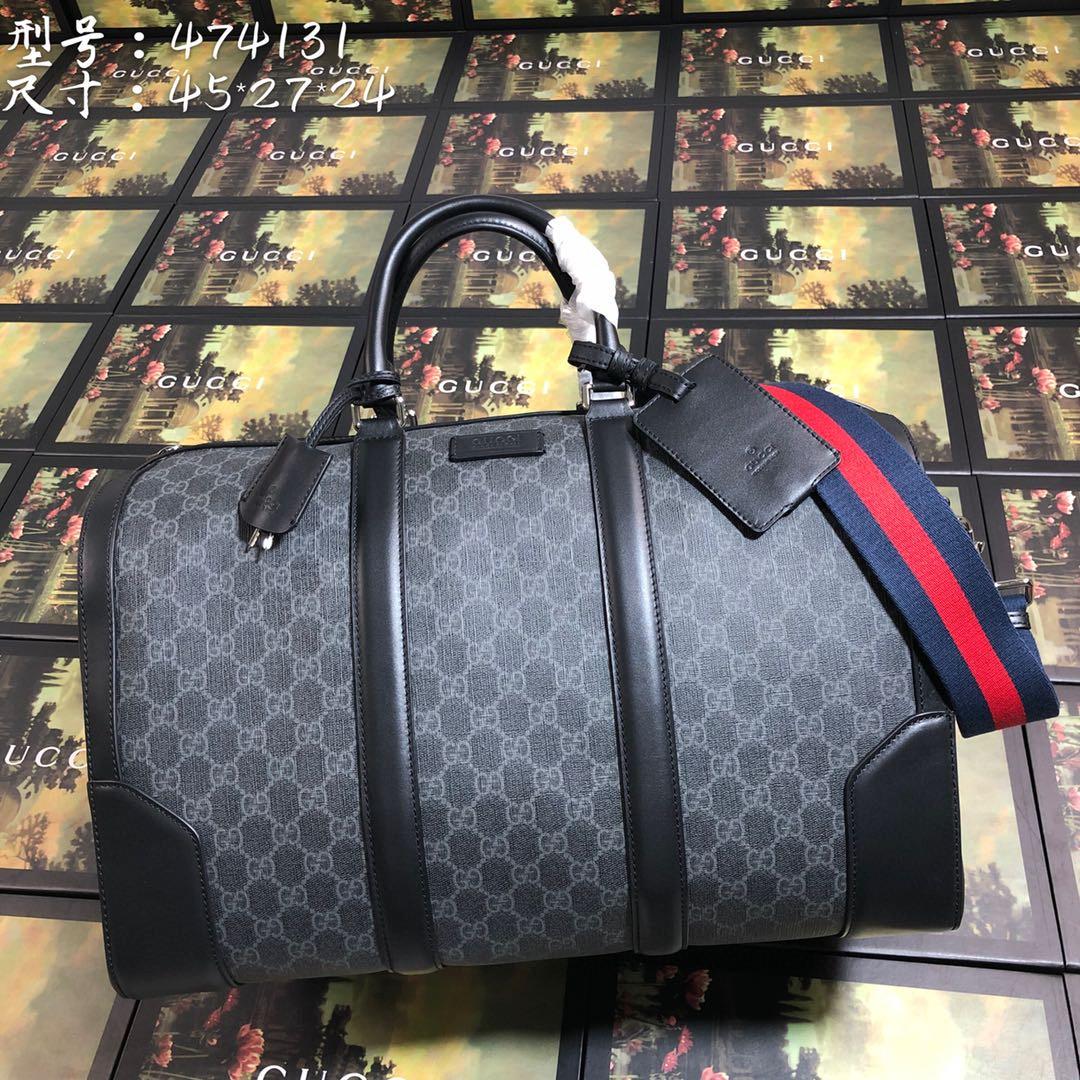 Gucci GG Black Carry-On Duffle - DopestKickz