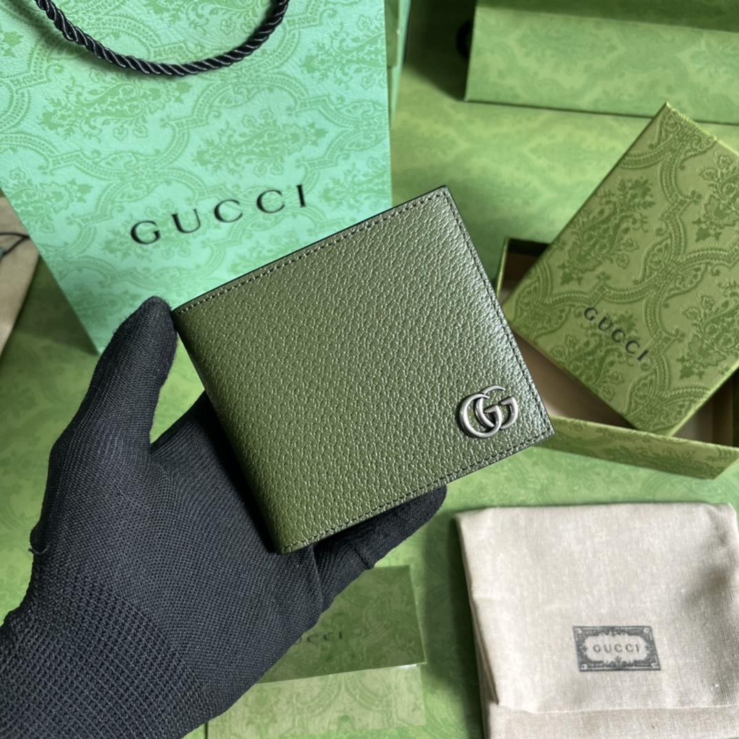 Gucci GG Marmont Leather Bi-Fold Wallet(21-9cm) - DopestKickz