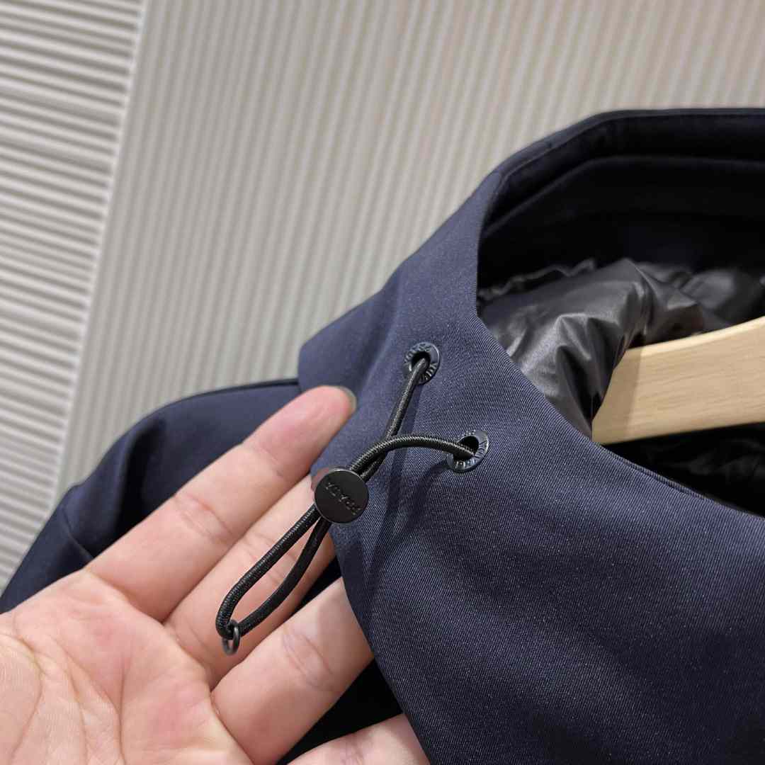 Prada Logo Hooded Puffer Jacket - DopestKickz