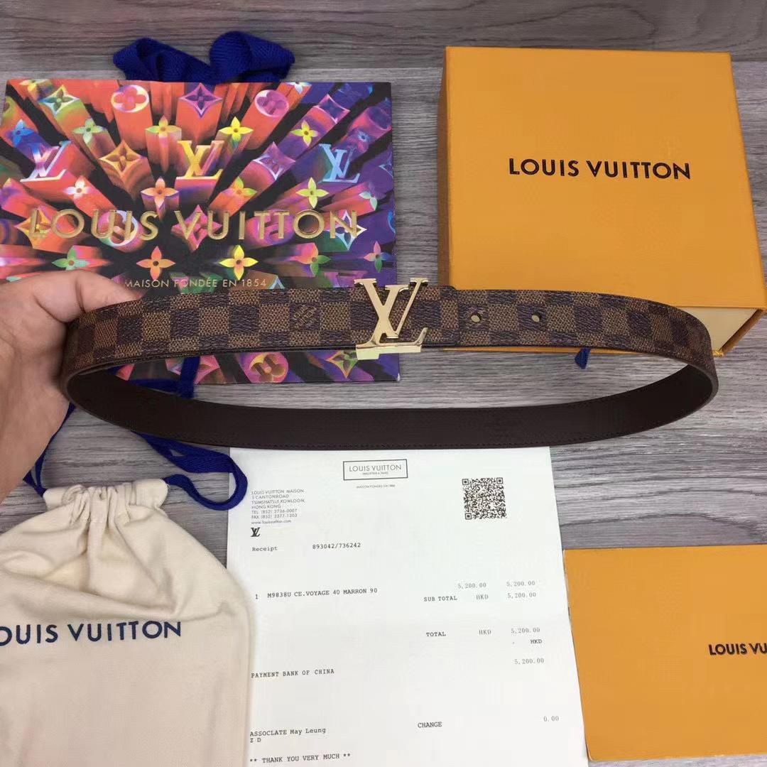 Louis Vuitton Monogram Belt - DopestKickz