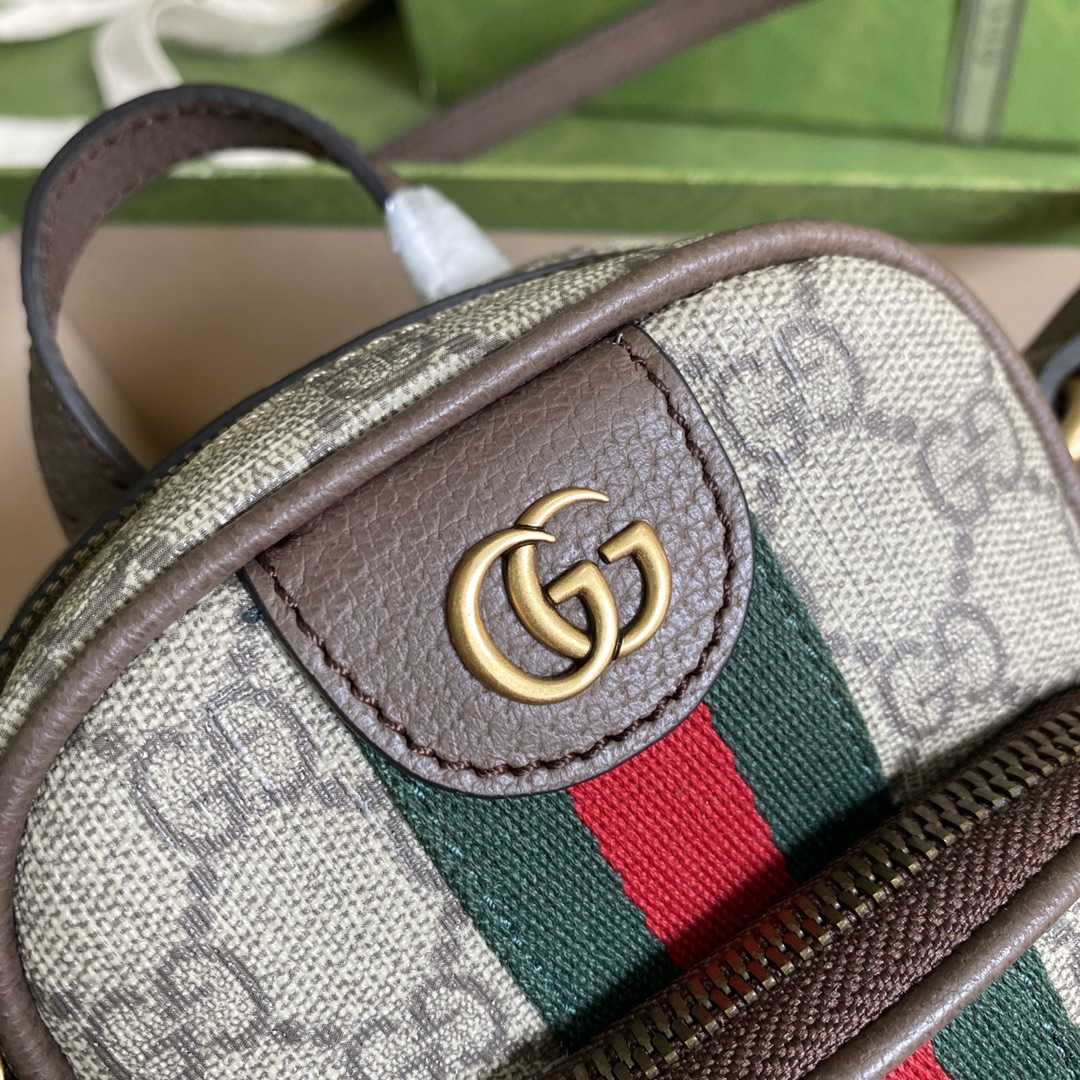 Gucci Ophidia GG Mini Bag(12-16-7cm)   - DopestKickz