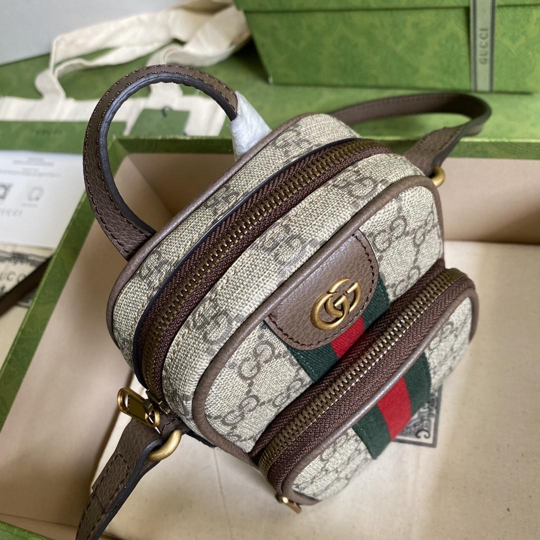 Gucci Ophidia GG Mini Bag(12-16-7cm)   - DopestKickz
