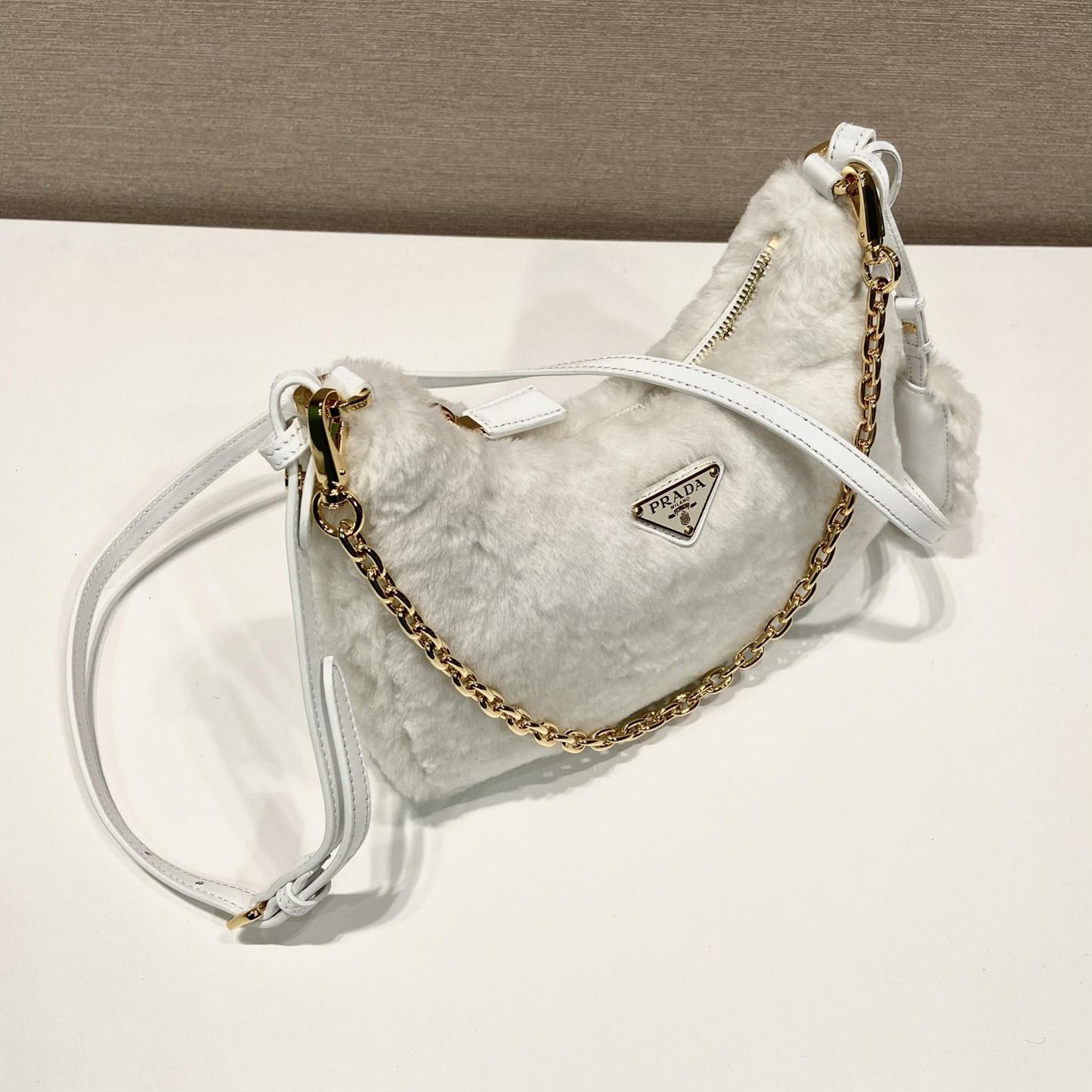 Prada Shearling Mini Bag(23-17-8cm) - DopestKickz