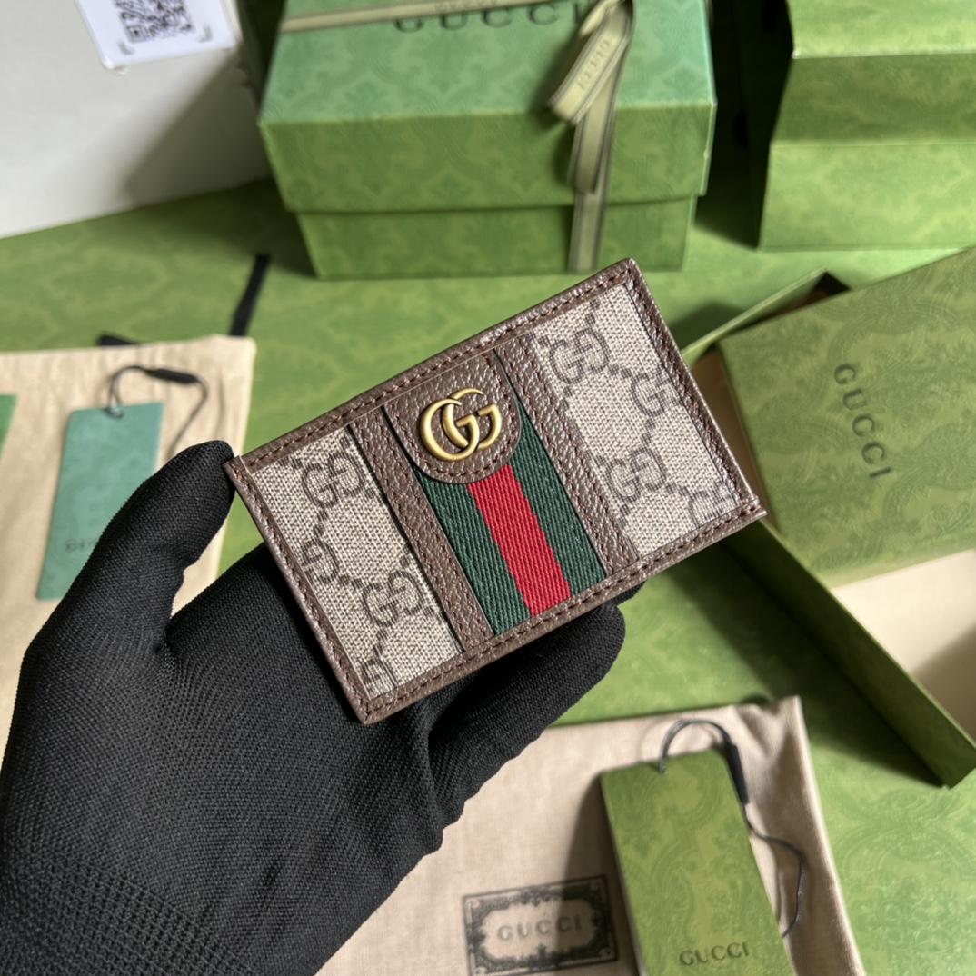 Gucci Ophidia GG Card Case(11-7cm) - DopestKickz