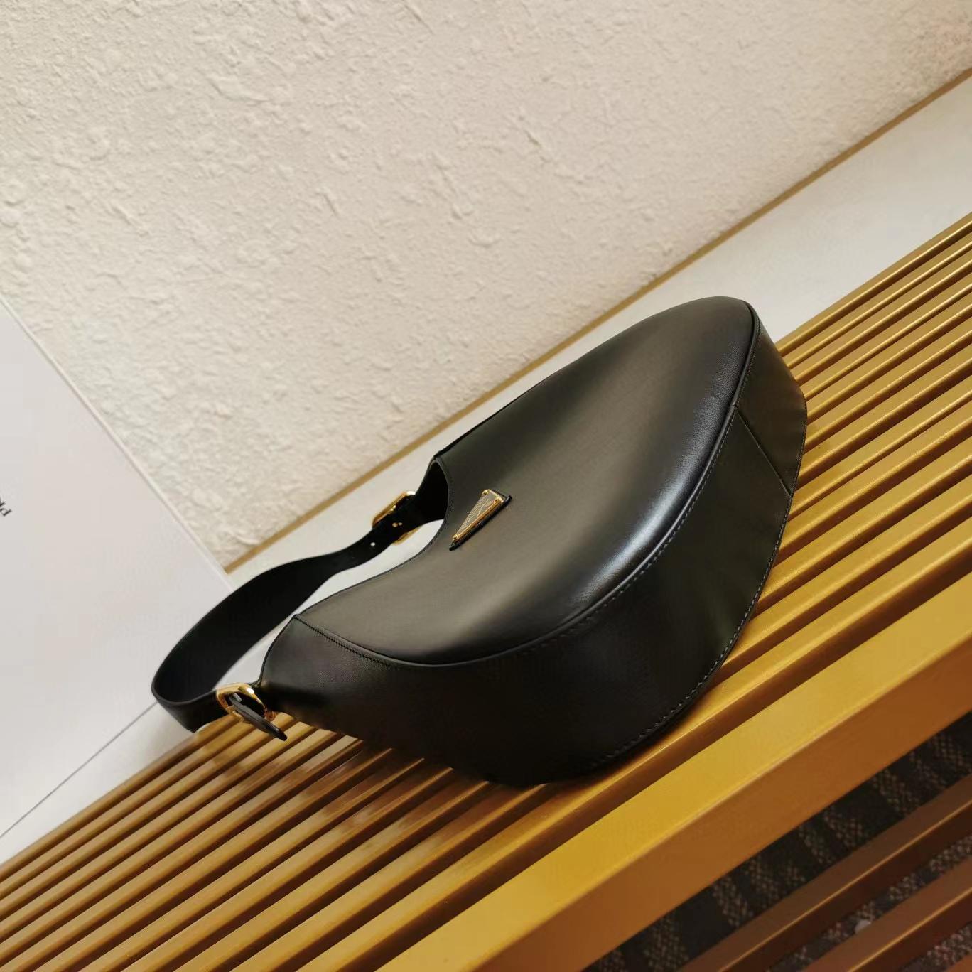 Prada Prada Cleo brushed leather shoulder bag(27-20-7cm) - DopestKickz