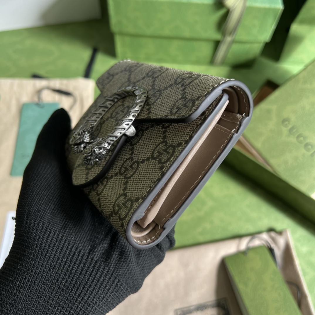 Gucci Dionysus Card Case Wallet(11-9.5-3CM) - DopestKickz