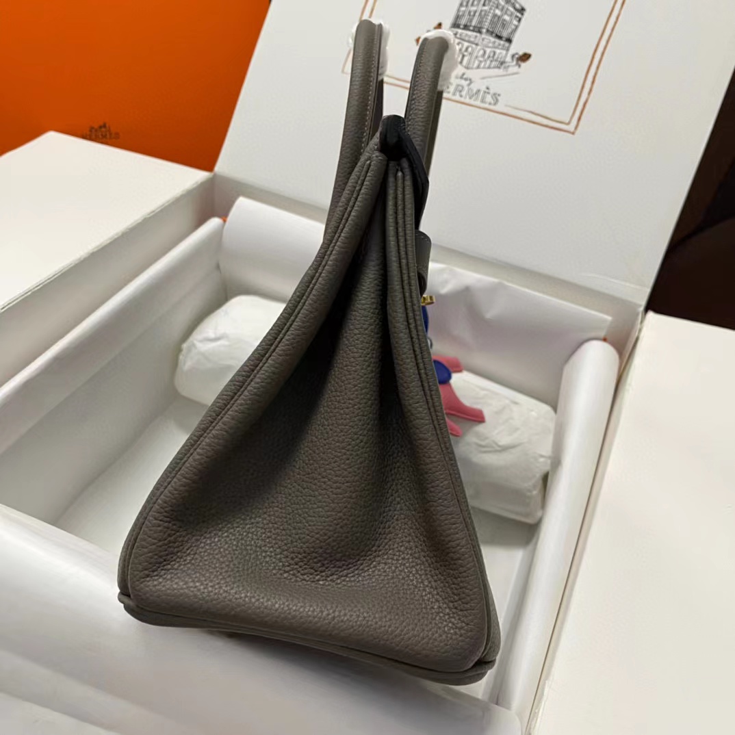 Hermes Birkin 30 Fjord Leather Handbag （30-22-16CM） - DopestKickz
