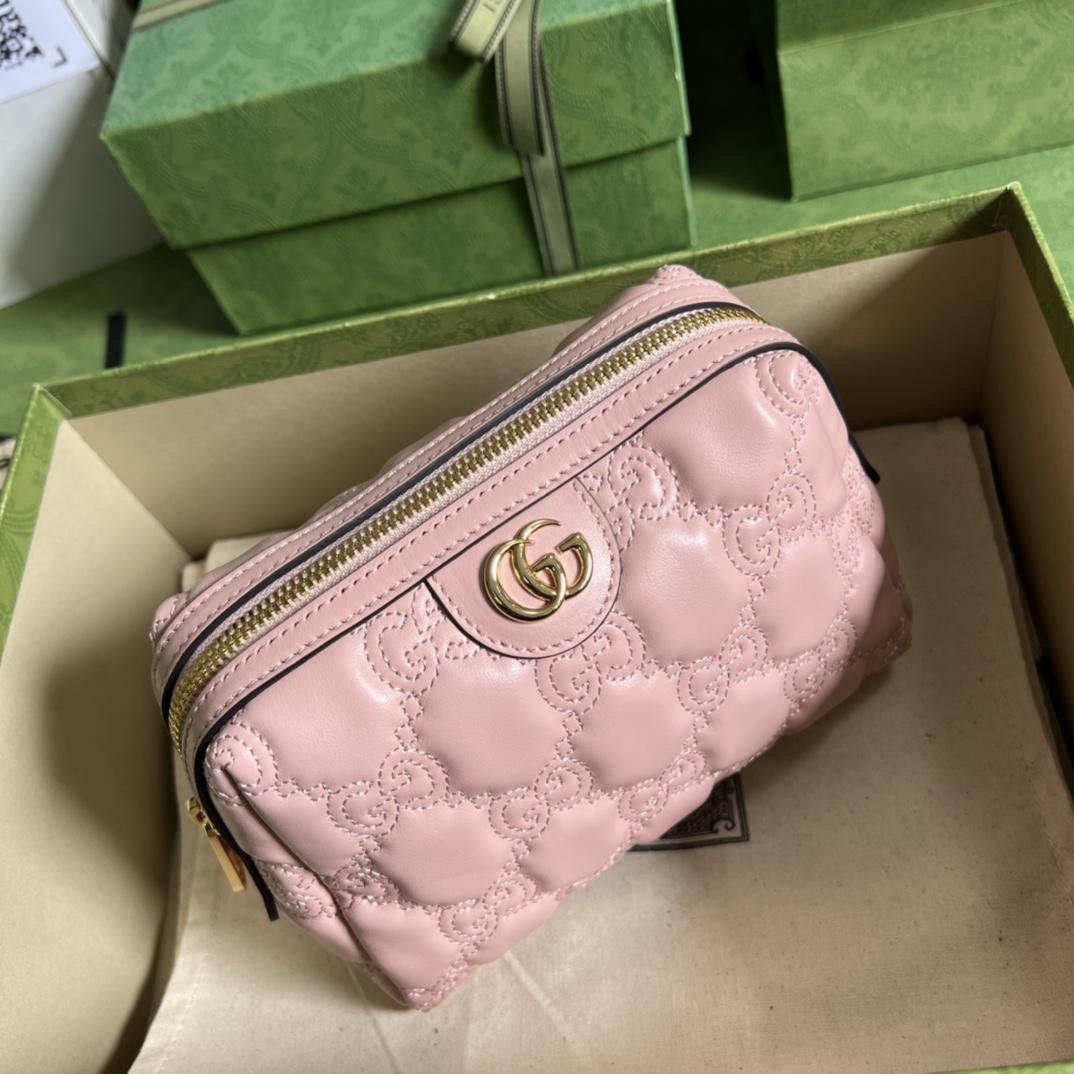 Gucci GG Matelassé Beauty Case(16*12.5*9cm) - DopestKickz