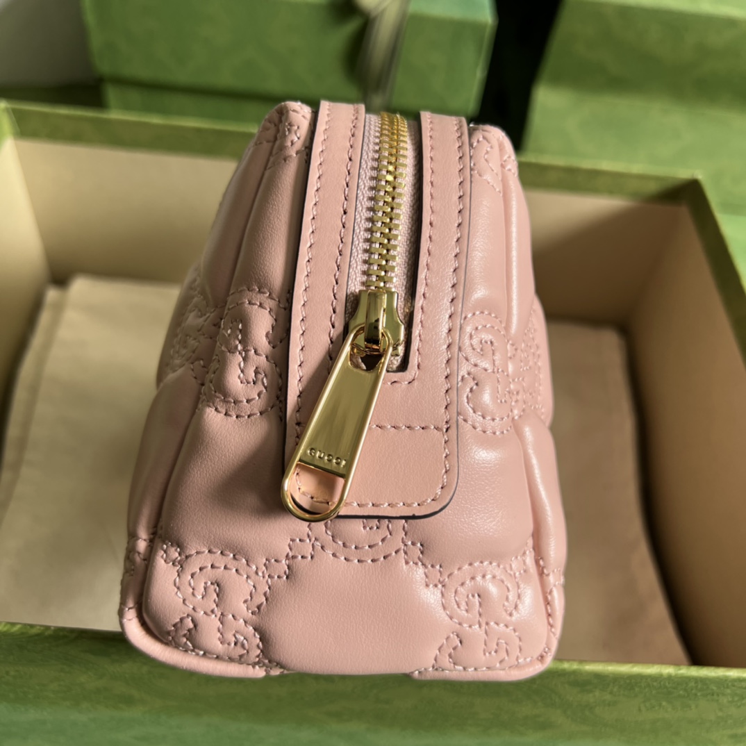 Gucci GG Matelassé Beauty Case(16*12.5*9cm) - DopestKickz