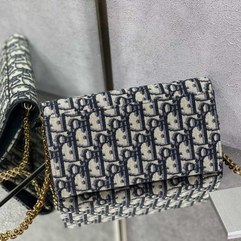 Dior Long Saddle Wallet With Chain - DopestKickz