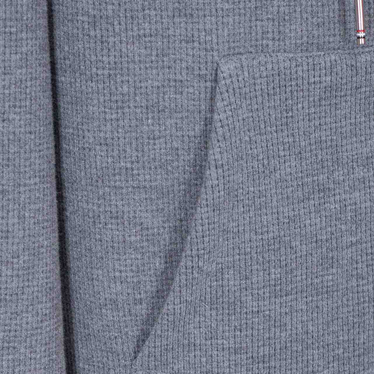 Thom Browne 4-Bar Zip-Up Cotton Hoodie - DopestKickz