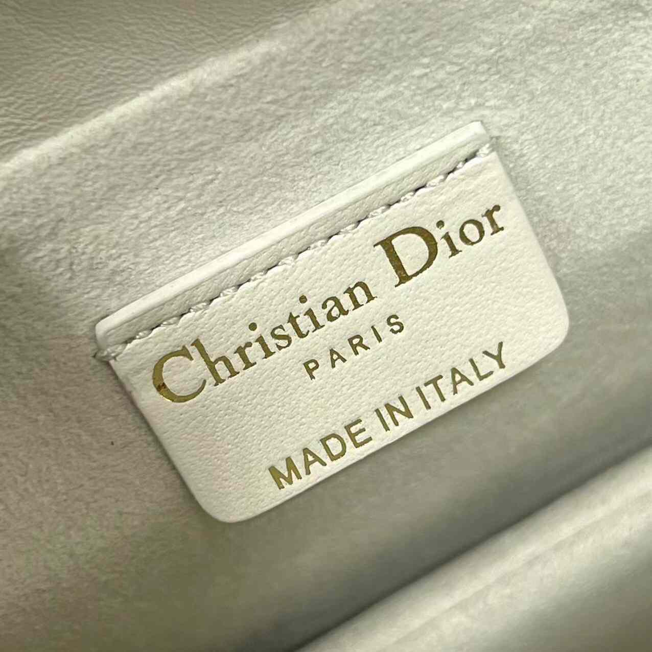 Dior Lady Dior Handle Drawstring Mini Bag - DopestKickz